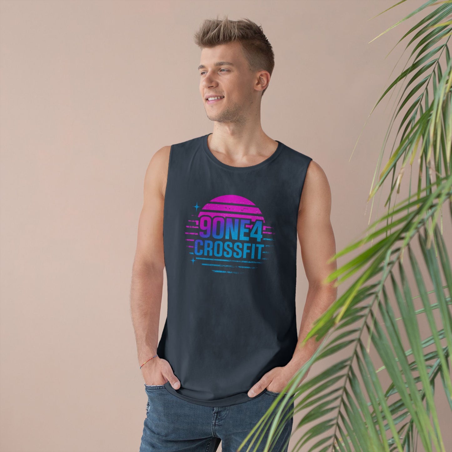 Stripe Sunset Workout Tank (M)