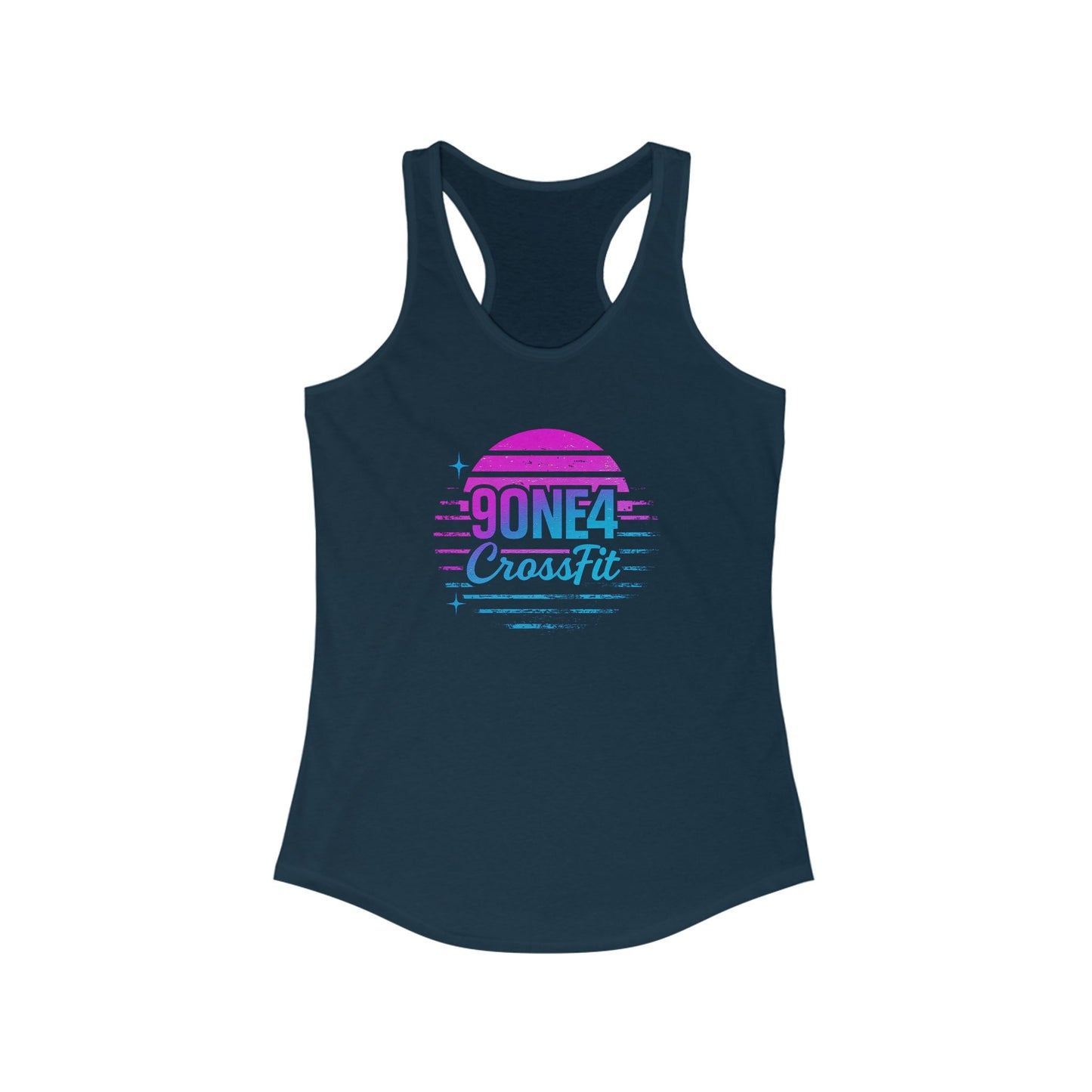 Stripe Sunset Workout Tank (W)