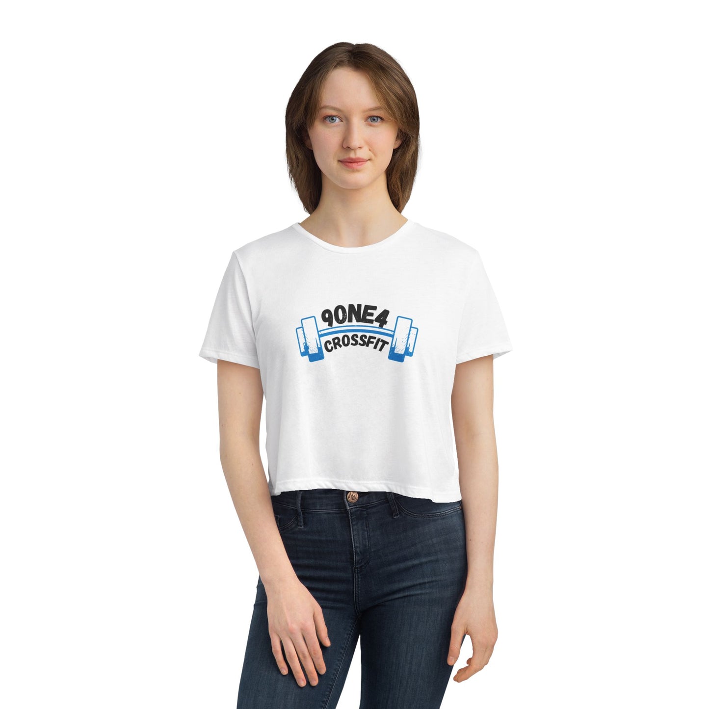 9ONE4 Bent Barbell Crop Top