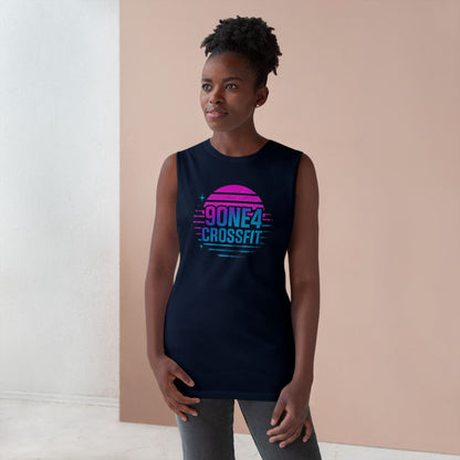 Stripe Sunset Workout Tank (M)