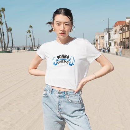9ONE4 Bent Barbell Crop Top