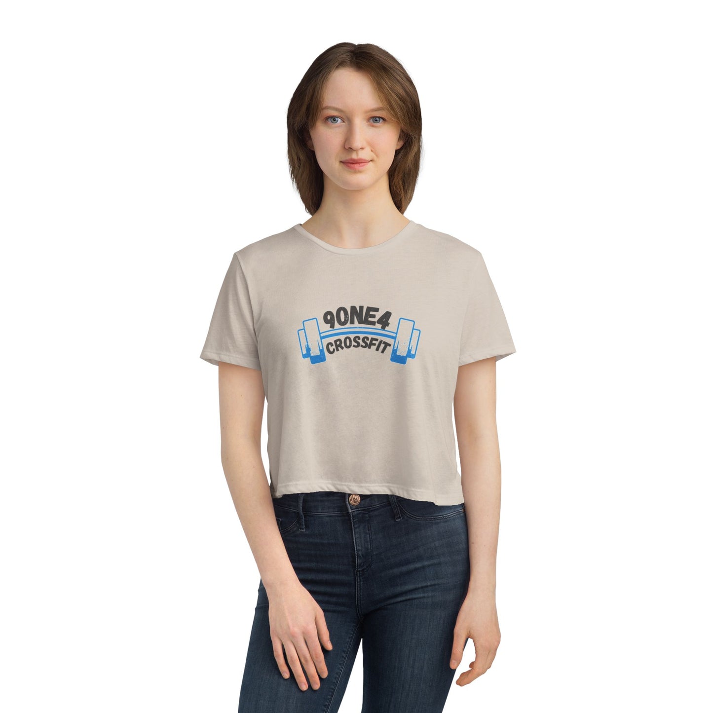 9ONE4 Bent Barbell Crop Top