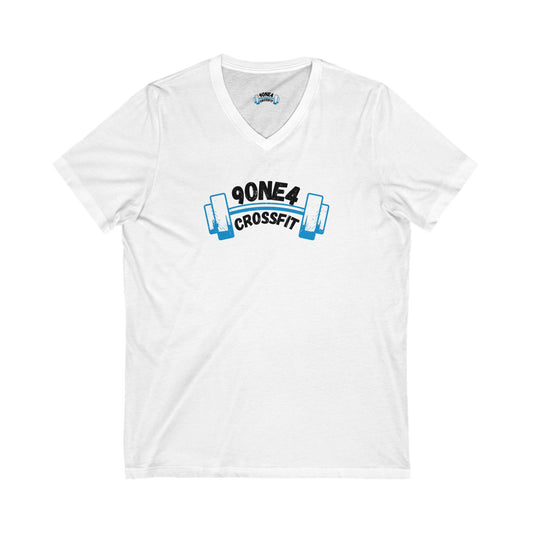 9ONE4 Bent Barbell V-Neck